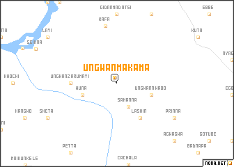 map of Ungwan Makama