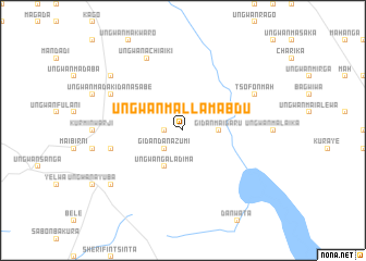 map of Ungwan Mallam Abdu