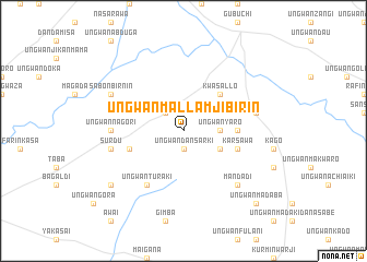 map of Ungwan Mallam Jibirin