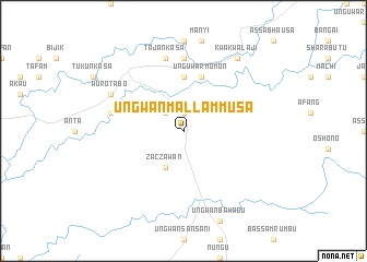 map of Ungwan Mallam-Musa