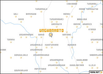 map of Ungwan Mato