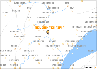 map of Ungwan Megusaye