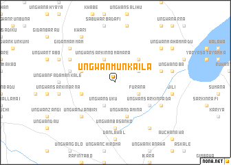 map of Ungwan Munkaila