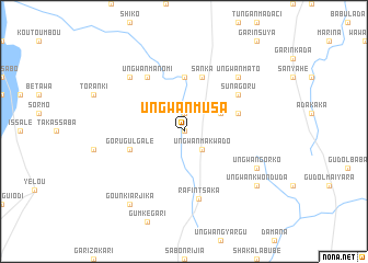 map of Ungwan Musa