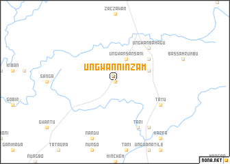 map of Ungwan Ninzam