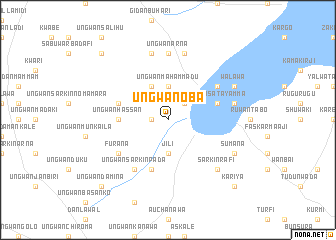 map of Ungwan Oba