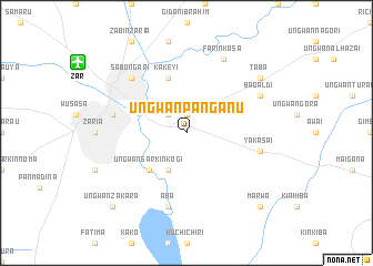 map of Ungwan Panganu