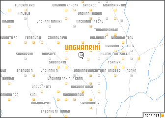 map of Ungwan Rimi