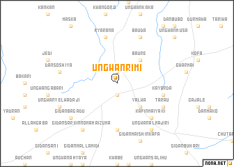 map of Ungwan Rimi