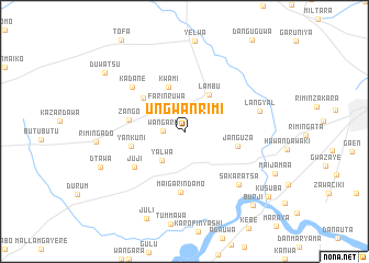 map of Ungwan Rimi