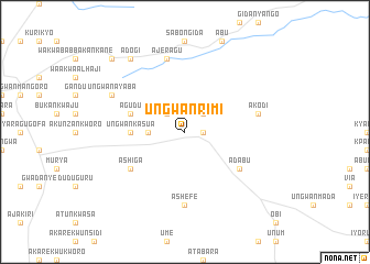 map of Ungwan Rimi