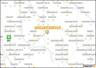 map of Ungwan Sarkin