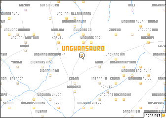 map of Ungwan Sauro