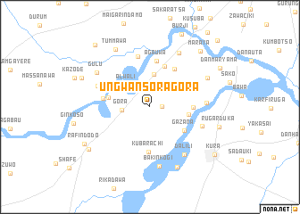 map of Ungwan Sora Gora