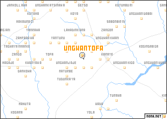 map of Ungwan Tofa