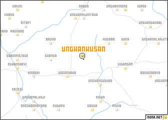 map of Ungwan Wusan