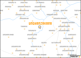 map of Ungwan Zakara