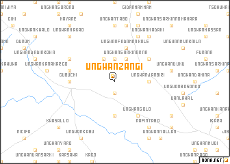 map of Ungwan Zangi