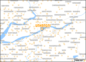 map of Unhang-ni