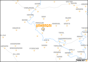 map of Unhang-ni