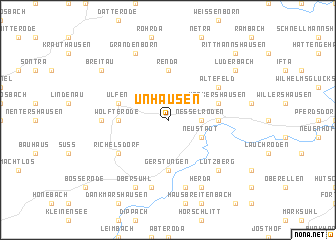 map of Unhausen