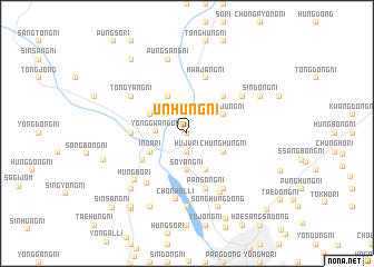 map of Unhŭng-ni