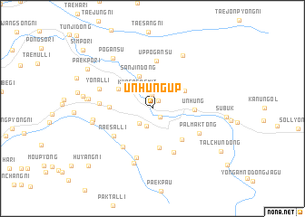 map of Unhŭng-ŭp