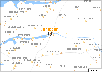 map of Unicorn