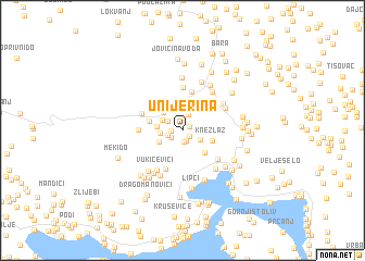 map of Unijerina