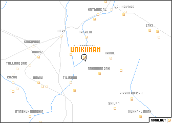 map of Ūn Īkī Imām