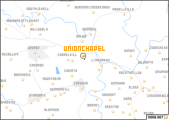 map of Union Chapel