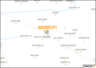 map of Union City