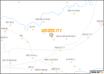 map of Union City