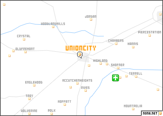 map of Union City