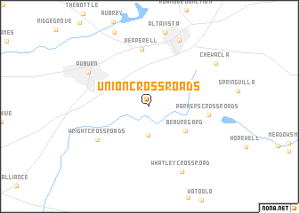 map of Union Crossroads