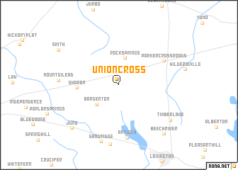 map of Union Cross