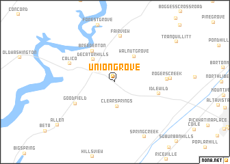 map of Union Grove