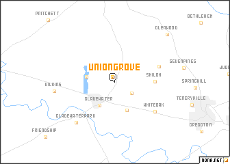 map of Union Grove