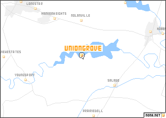map of Union Grove