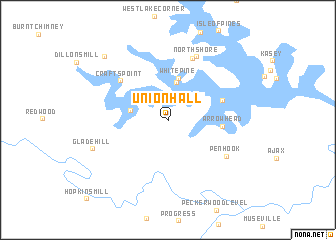 map of Union Hall