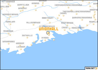 map of Unionhall