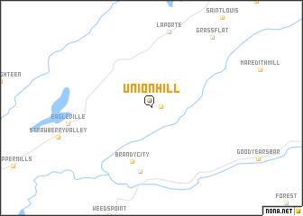 map of Union Hill