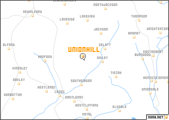 map of Union Hill