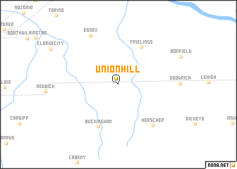 map of Union Hill