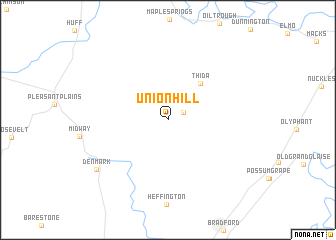 map of Union Hill