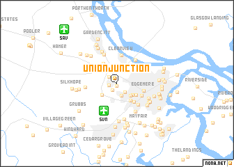 map of Union Junction