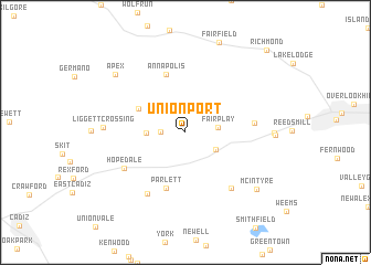 map of Unionport