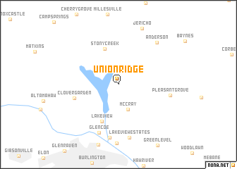 map of Union Ridge