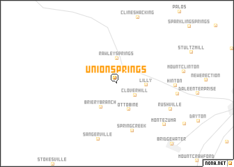 map of Union Springs