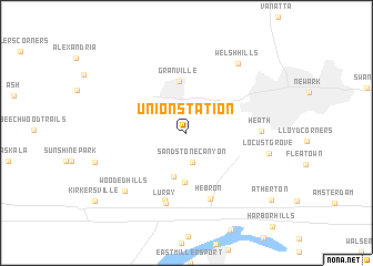 map of Union Station